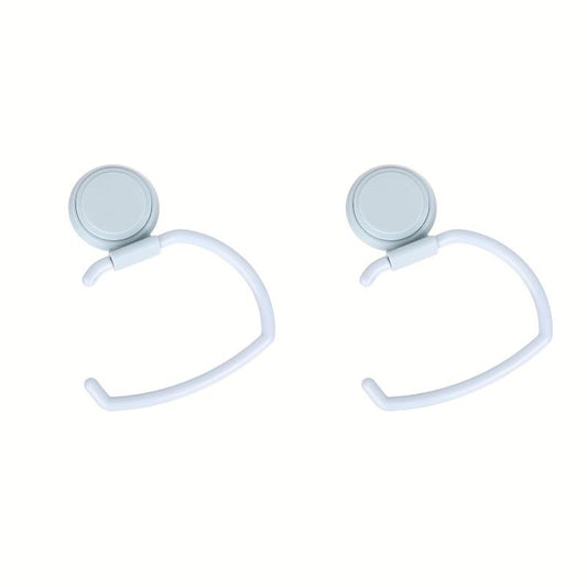 4pcs Multifunctional Towel Ring Bathroom Wall Mounted Towel Holder