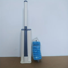Disposable Toilet Brush with 8 Refills for Bathroom Cleaning