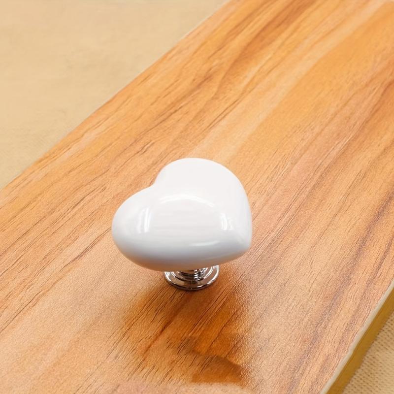 3pcs Colorful Heart Toilet Tank Button Love Button