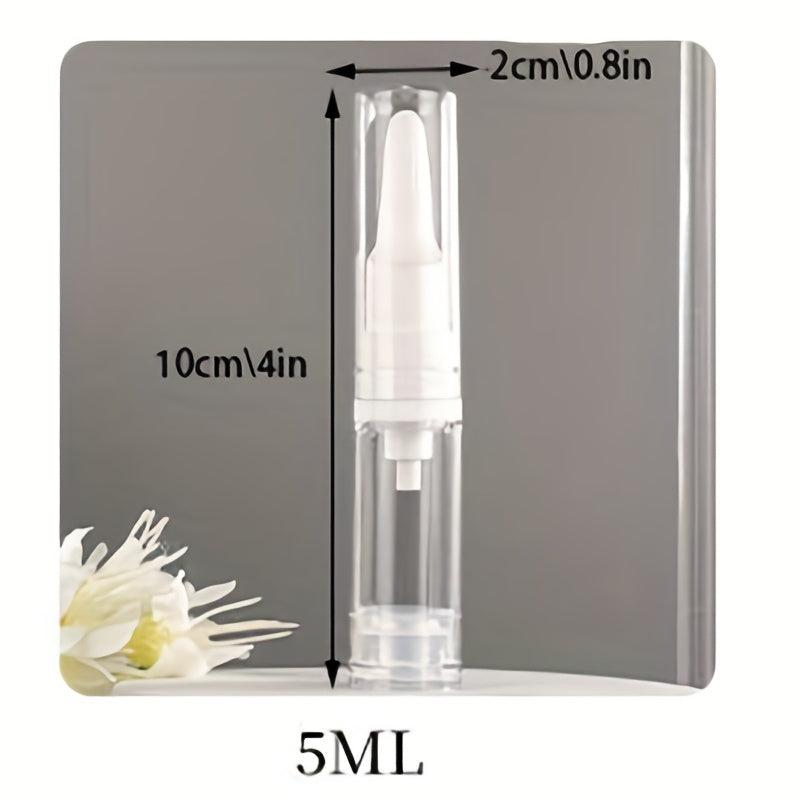 Clear Thin Tube Spray Bottle for Cosmetics Skin Care