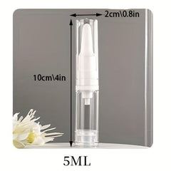 Clear Thin Tube Spray Bottle for Cosmetics Skin Care