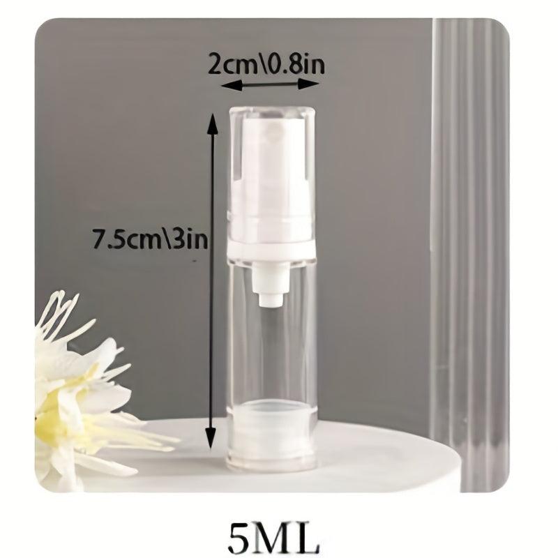 Clear Thin Tube Spray Bottle for Cosmetics Skin Care
