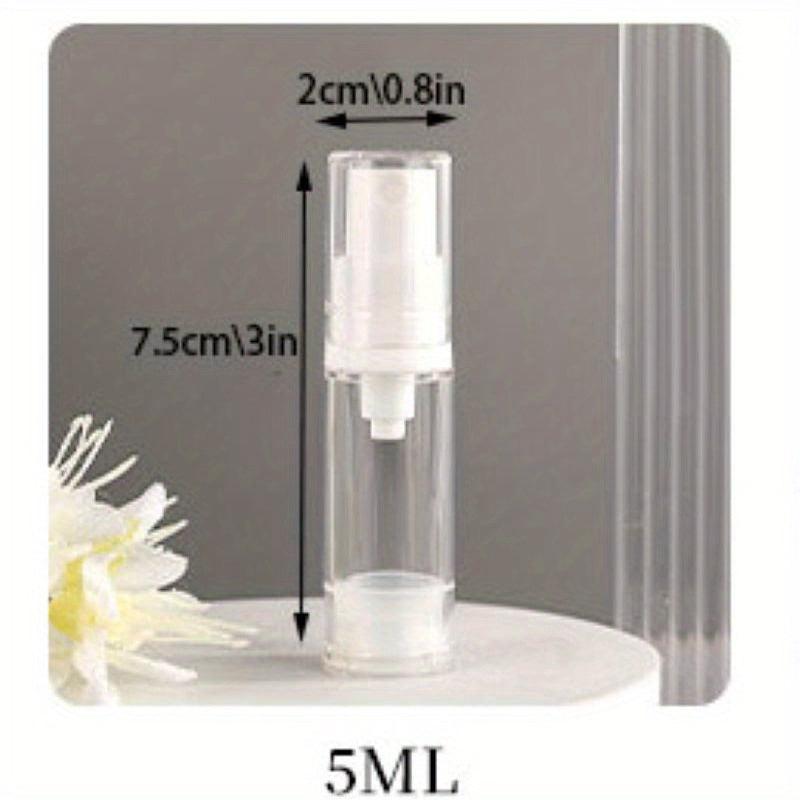 Clear Thin Tube Spray Bottle for Cosmetics Skin Care