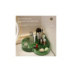 Heart Shaped Cosmetic Storage Organizer Clear Makeup Storage Box