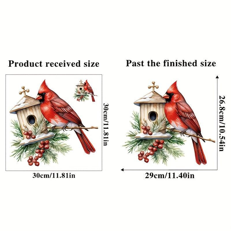 Christmas Wall Stickers Red Leader Style Bathroom Toilet Lid Stickers