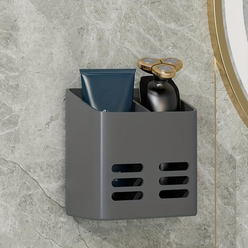 Bathroom Storage Rack Wall mounted Washstand Toothbrush Storage Box