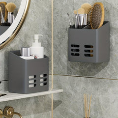 Bathroom Storage Rack Wall mounted Washstand Toothbrush Storage Box