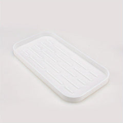 Silicone Sink Organizer Tray Soap Sponges Holder for Countertop
