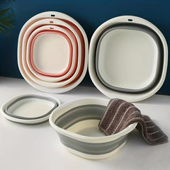 Portable Collapsible Washbasin Foldable Plastic Home Travel Camping