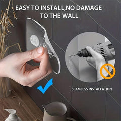 Self Draining Soap Rack with Hooks, Razor Sponge Holder