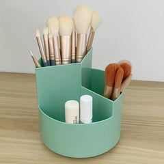 360u00b0 Rotating Makeup Brush Holder Desktop Organizer