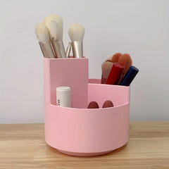 360u00b0 Rotating Makeup Brush Holder Desktop Organizer