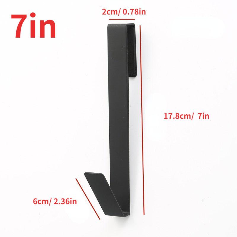 Detachable Stainless Steel Glass Door Back Hook for Bathroom Hanging