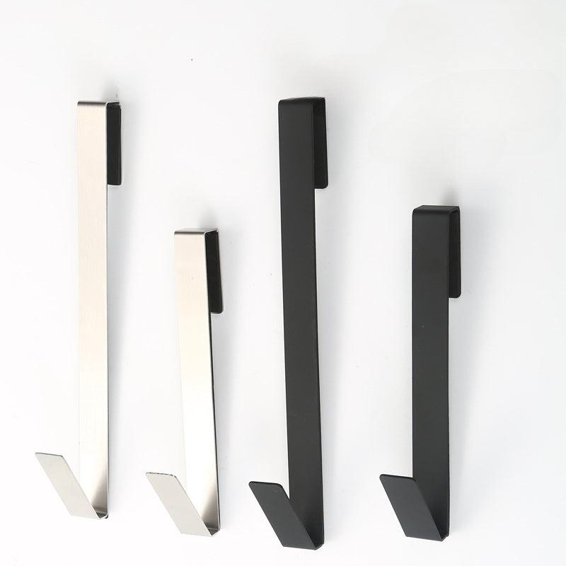 Detachable Stainless Steel Glass Door Back Hook for Bathroom Hanging