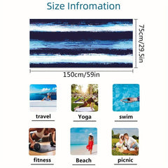 Women's Soft Quick Dry Water Absorbent Beach Towel 59x29