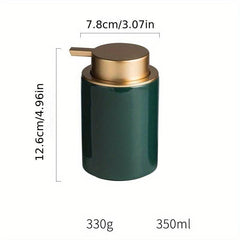 Ceramic Soap Dispenser Countertop Lotion Bottle With Pump