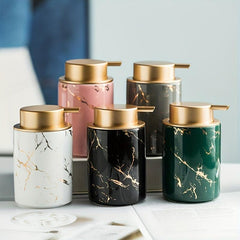 Ceramic Soap Dispenser Countertop Lotion Bottle With Pump