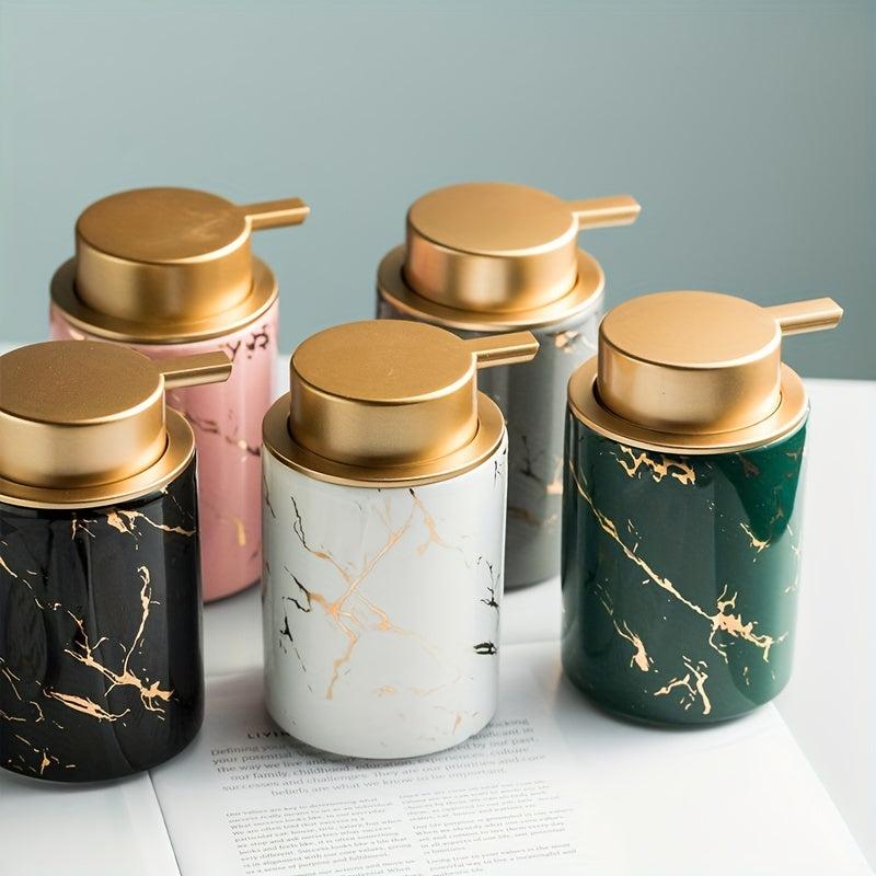 Ceramic Soap Dispenser Countertop Lotion Bottle With Pump