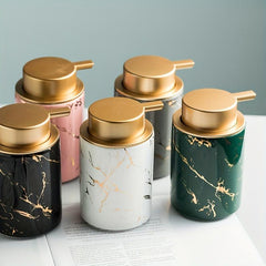 Ceramic Soap Dispenser Countertop Lotion Bottle With Pump