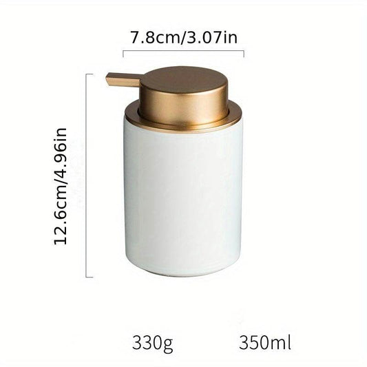 Ceramic Soap Dispenser Countertop Lotion Bottle With Pump