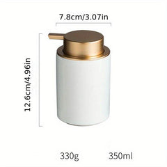 Ceramic Soap Dispenser Countertop Lotion Bottle With Pump