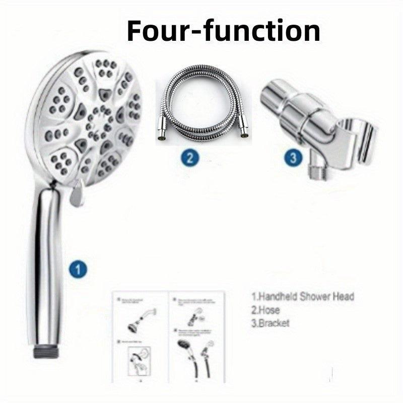 Adjustable Handheld Shower Head with 6 Spray Settings