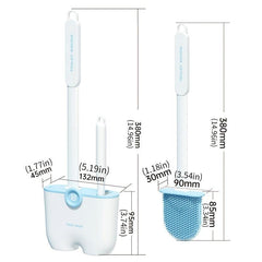Long Handle Cleaning Brush Punch Wall mounted Toilet Brush With Holder Box