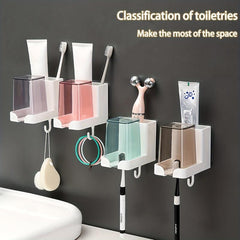 Wall Mounted Toothbrush Holder with Gargle Cup