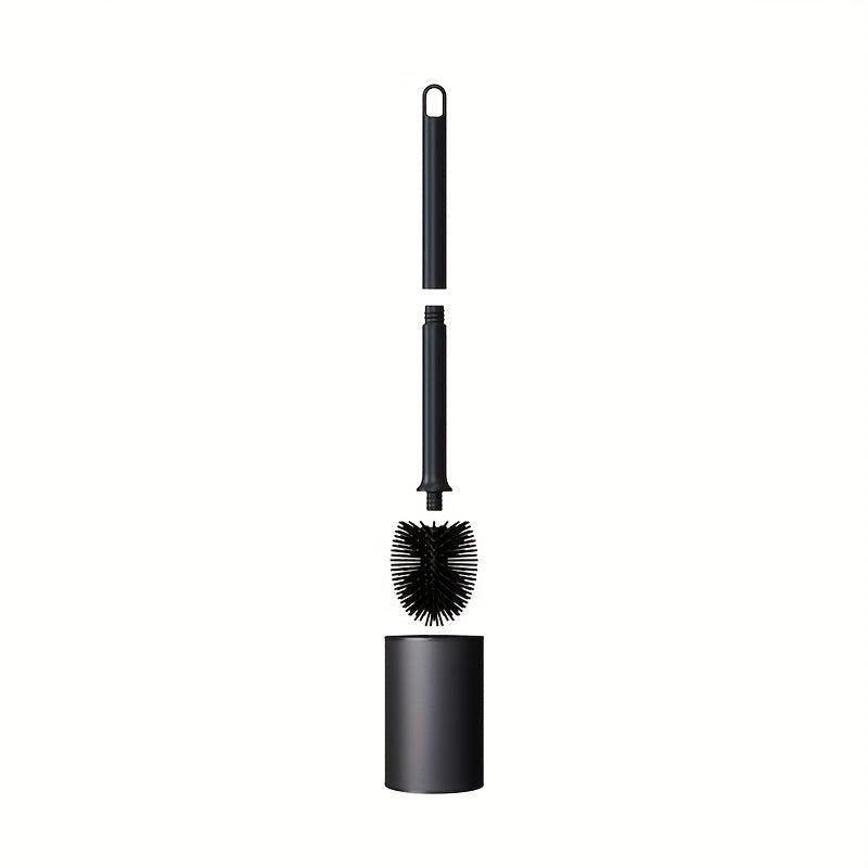 Stainless Steel Toilet Brush Set 360 No Dead Angle Brush Head
