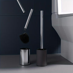Stainless Steel Toilet Brush Set 360 No Dead Angle Brush Head