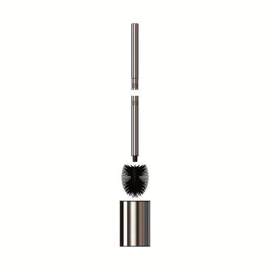 Stainless Steel Toilet Brush Set 360 No Dead Angle Brush Head
