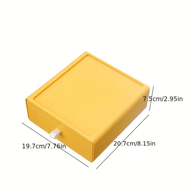 Plastic Desktop Storage Box Drawer Desk Organizer For Vanity Dresser