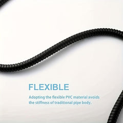 4pcs Rain Shower Hose Set with 3 Water Stop Filter Swivel Shower Head