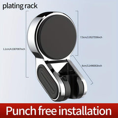 1pc Punch Shower Bracket Base Adjustment Fixed Seat Bathroom Accessories
