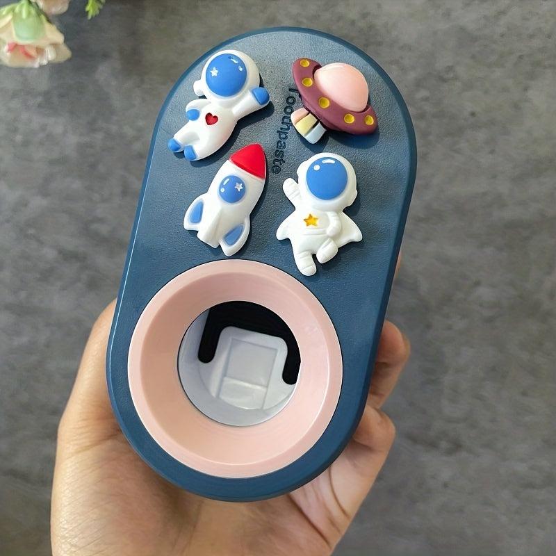 Automatic Toothpaste Squeezer 3D Cartoon Holder No Punching Squeezer