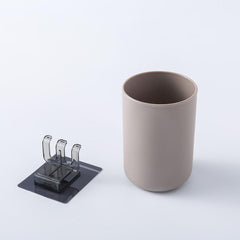 Wash Cup Hook & Toothbrush Holder Set with Cup