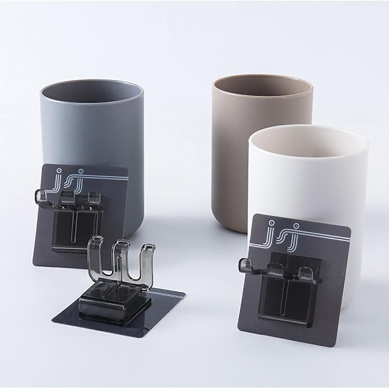 Wash Cup Hook & Toothbrush Holder Set with Cup