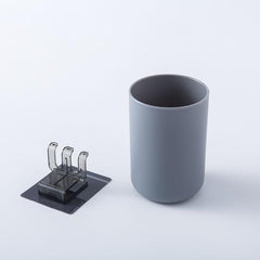 Wash Cup Hook & Toothbrush Holder Set with Cup
