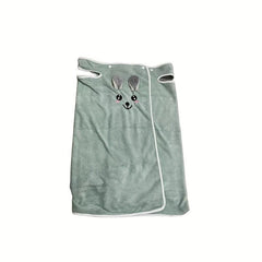 Rabbit Ears Kids Bathrobe Coral Fleece Towel