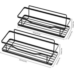 Stainless Steel Shower Caddy Adhesive No Drilling