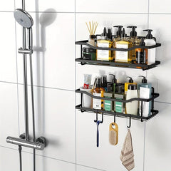 Stainless Steel Shower Caddy Adhesive No Drilling