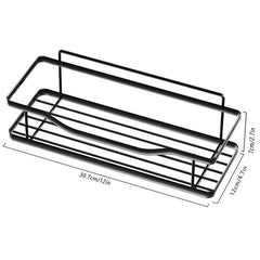 Stainless Steel Shower Caddy Adhesive No Drilling
