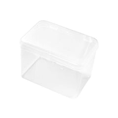 Transparent Square Storage Box Portable Makeup Storage Box Cosmetic Supplies