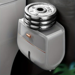 Double Layer Tissue Storage Box Wall Mounted Toilet Roll Paper Holder