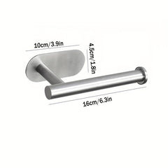 Stainless Steel Toilet Paper Holder Wall Mounted Tissue Storage Rack