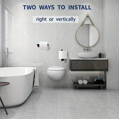 Stainless Steel Toilet Paper Holder Wall Mounted Tissue Storage Rack