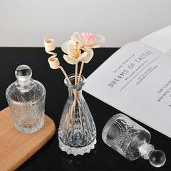 1pc Aromatherapy Glass Bottle Empty Essential Oils Diffuser Bottles