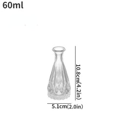 1pc Aromatherapy Glass Bottle Empty Essential Oils Diffuser Bottles