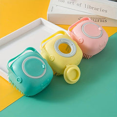 Pet Bath Massage Brush Soft Silicone Shampoo Dispenser