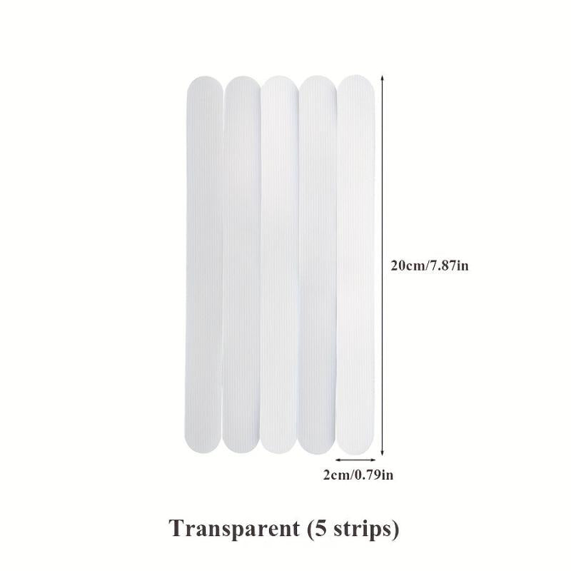 5pcs Bathroom Shower Anti skid Pad Floor Anti skid Strip